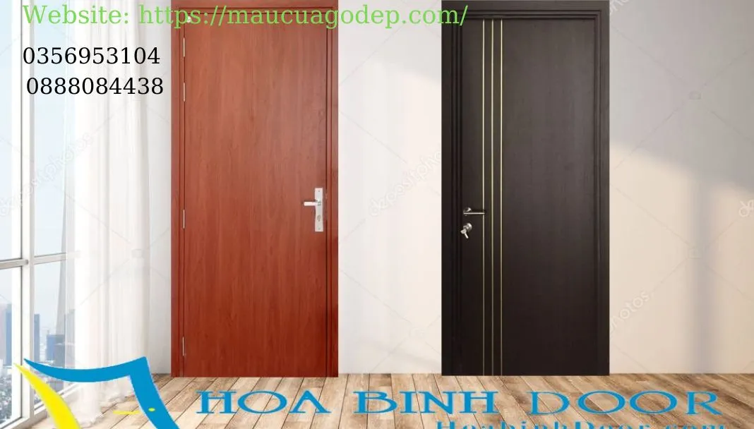 Mẫu Cửa Nhựa Gỗ Composite Đẹp