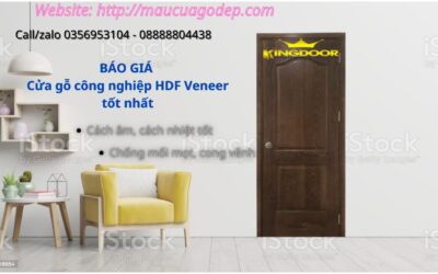 Cửa gỗ HDF Veneer