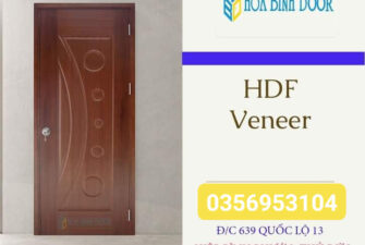 Cửa gỗ công nghiệp HDF Veneer