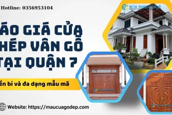 Cửa thép vân gỗ