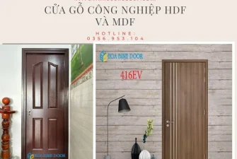 Cửa gỗ công nghiệp