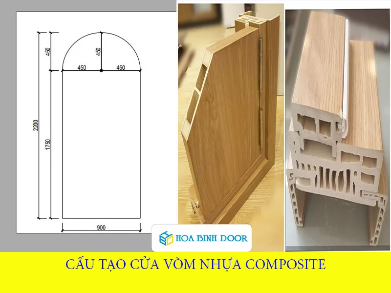 Mẫu cửa vòm nhựa composite đang hot nhất hiện nay tại Quận 3