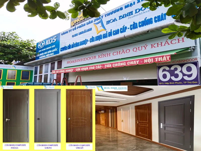 Cửa nhựa composite tại Thủ Thừa Long An