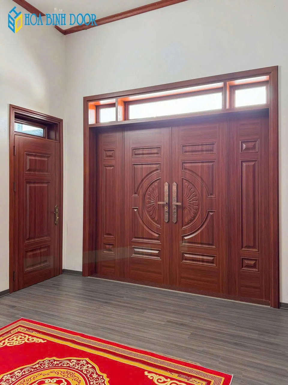 Báo giá cửa thép vân gỗ tại Bình Chánh