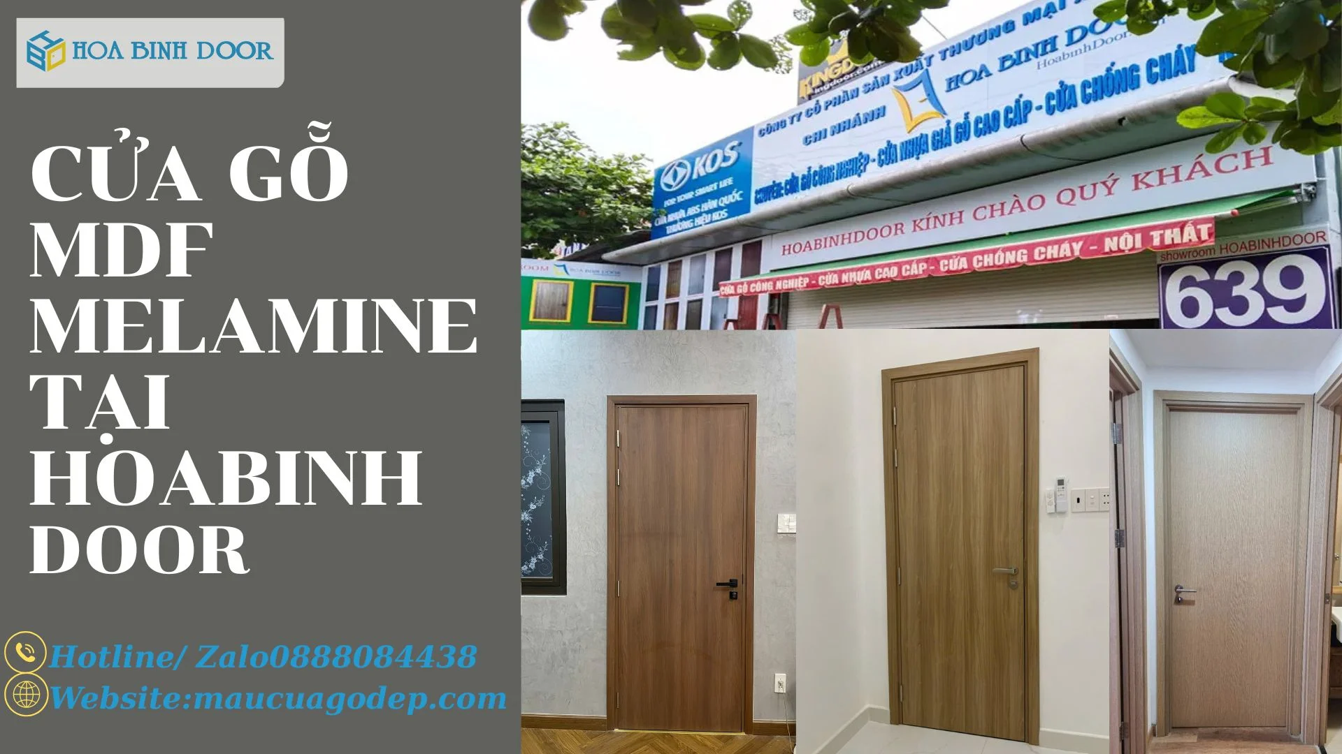 Báo giá cửa gỗ công nghiệp MDF Melamine tại Đăk Lăk – Báo giá chi tiết