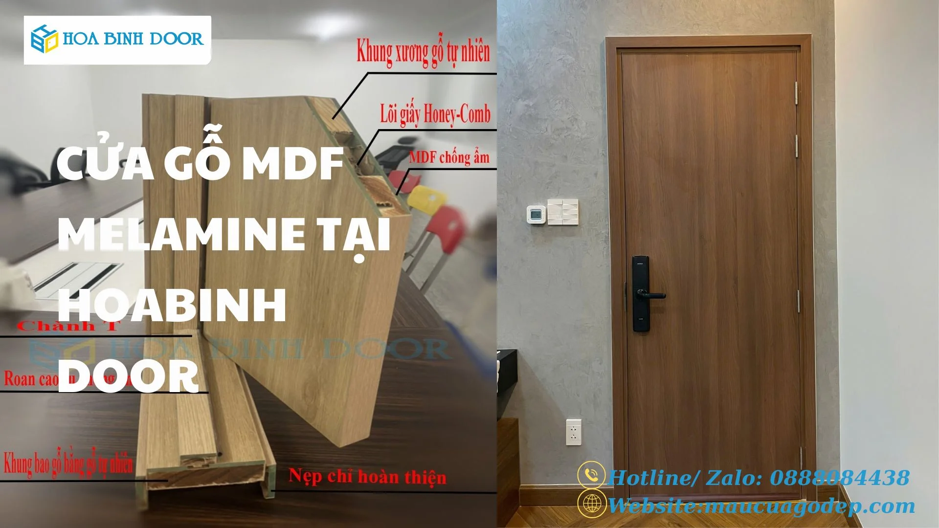 Báo giá cửa gỗ MDF Melamine – Cập nhật mới nhất