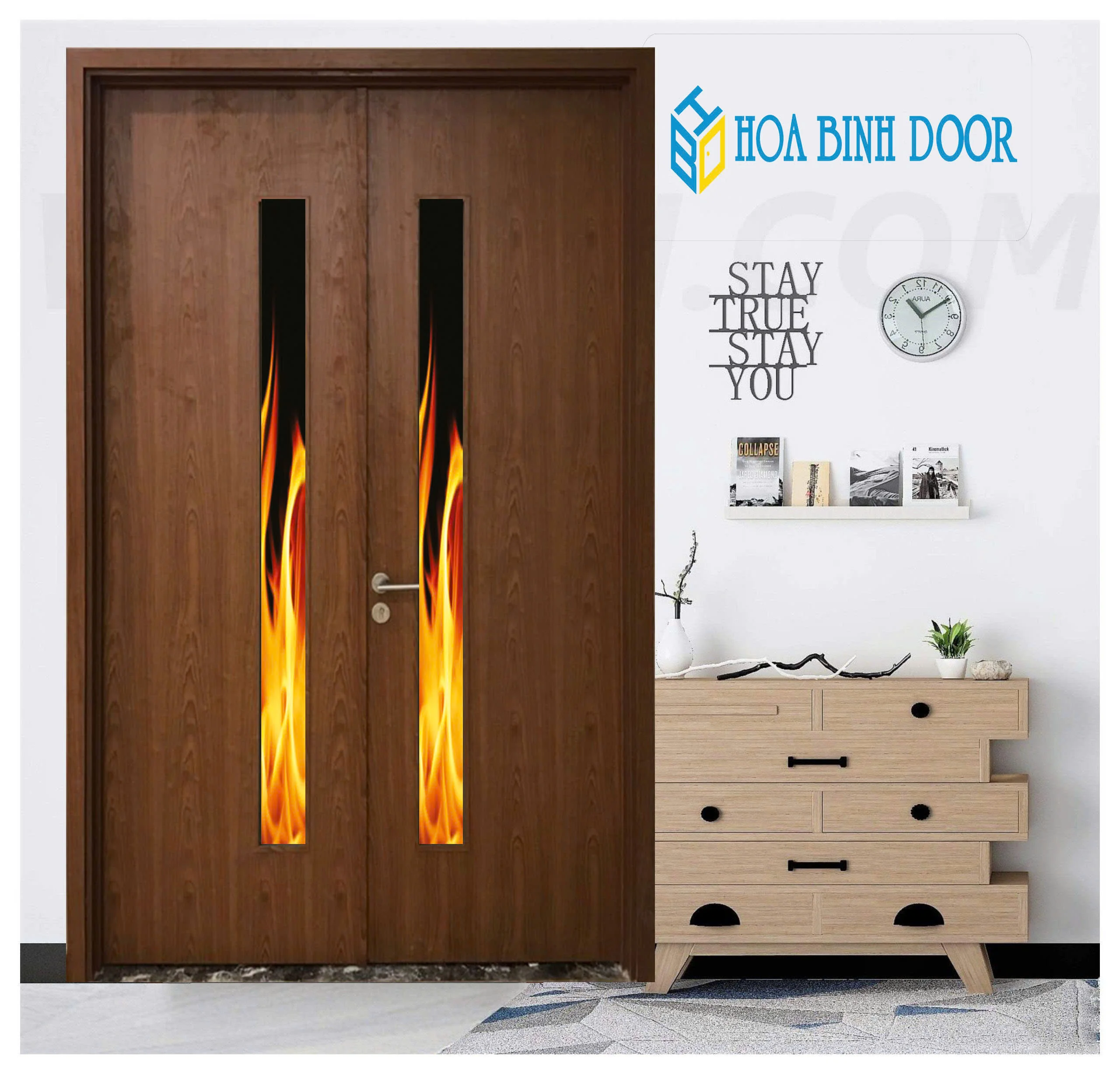 Báo giá cửa gỗ chống cháy tại Bình Tân 