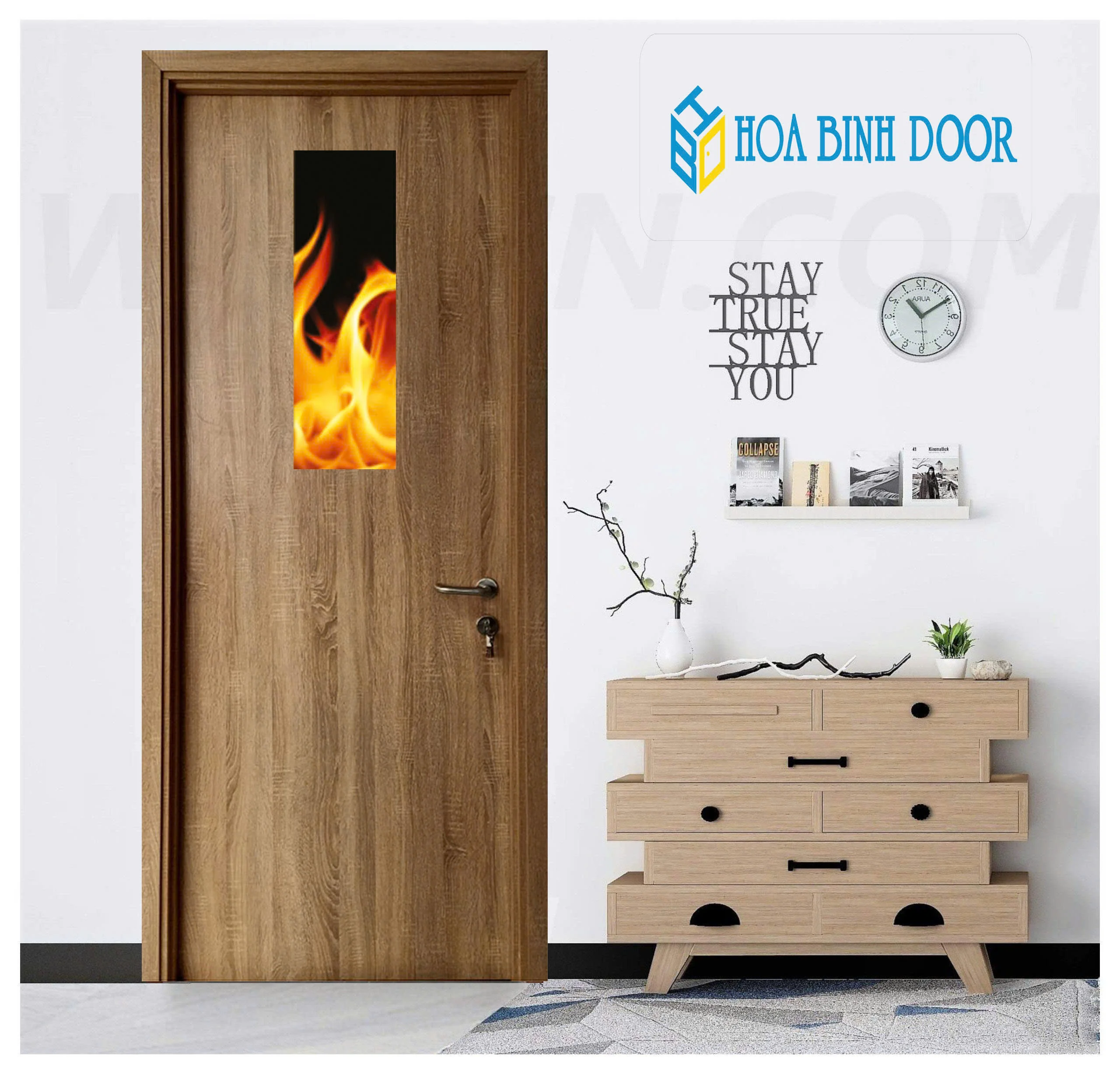 Báo giá cửa gỗ chống cháy tại Bình Tân