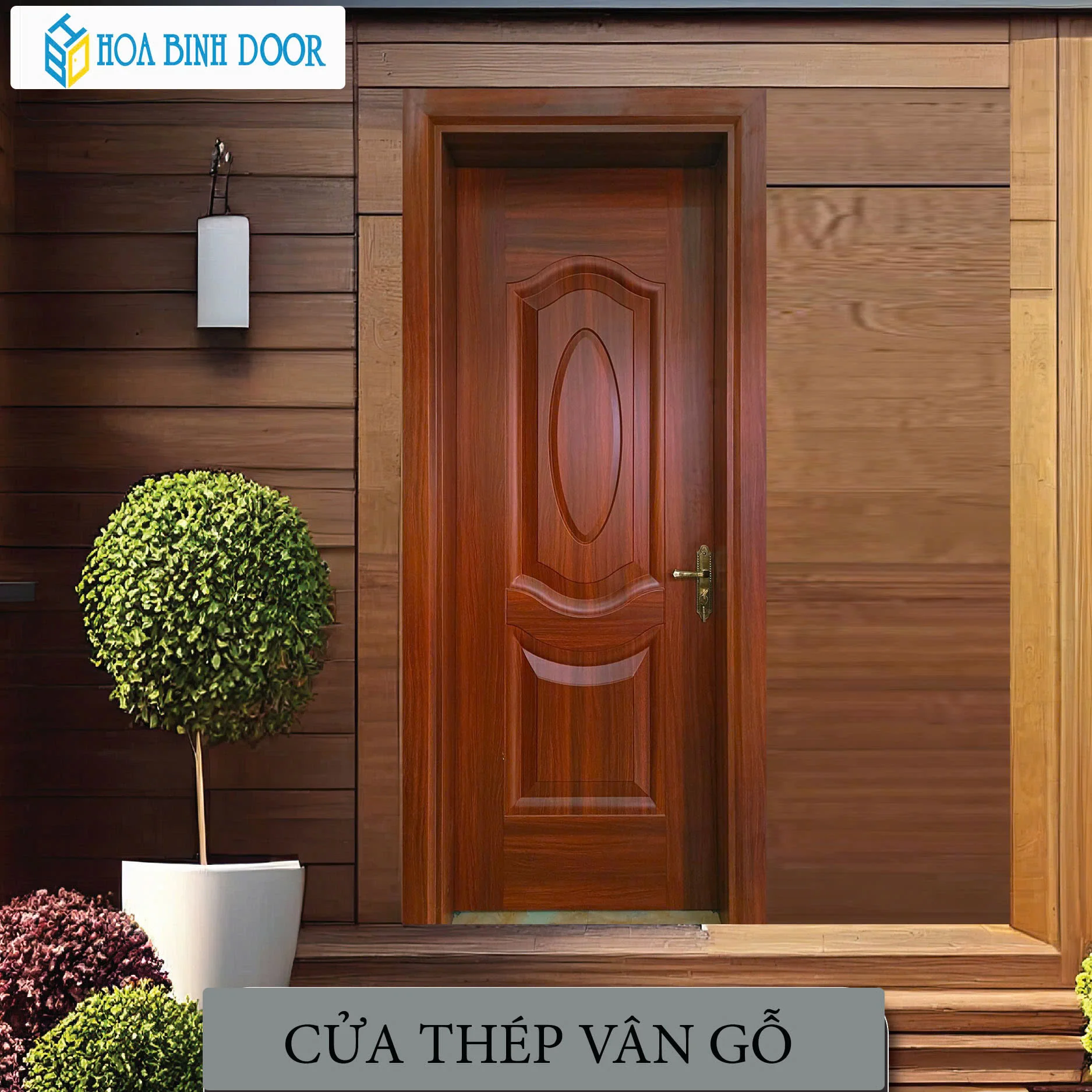 Bảng báo giá cửa thép vân gỗ tháng 7/2025 tại Long An