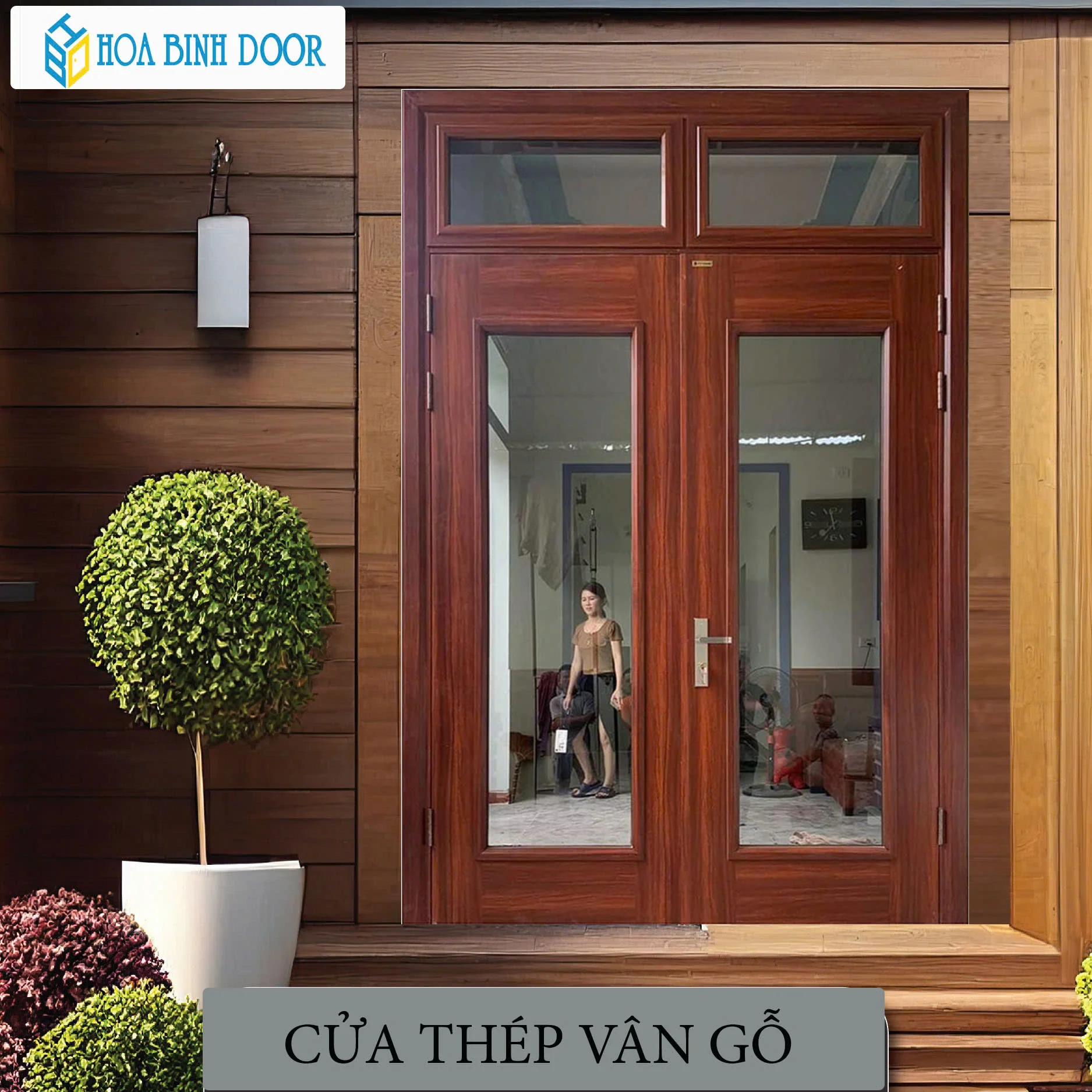 Báo giá cửa thép vân gỗ tại Tiền Giang - Cập nhật mới nhất hiện nay