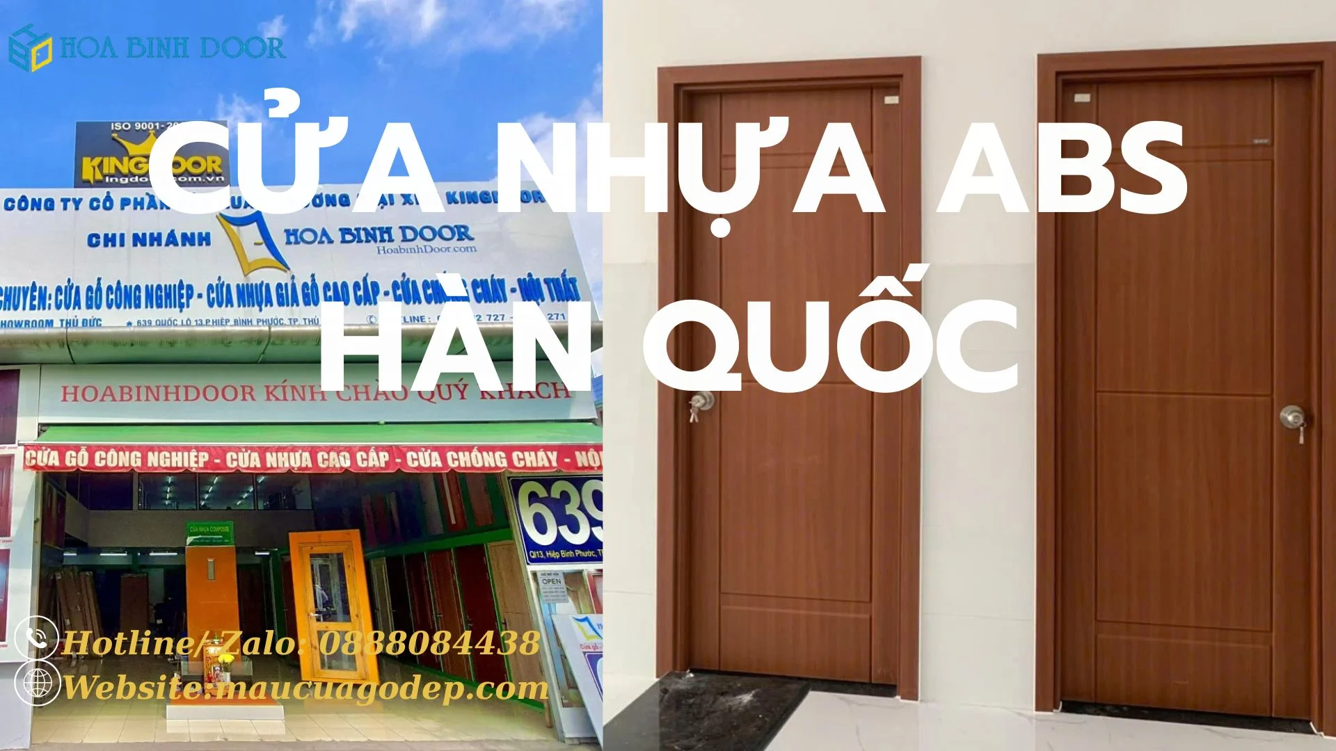 Cửa nhựa ABS Hàn Quốc tại Thuận An Bình Dương