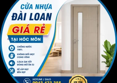 Giá Cửa Nhựa Đài Loan Tại Hóc Môn
