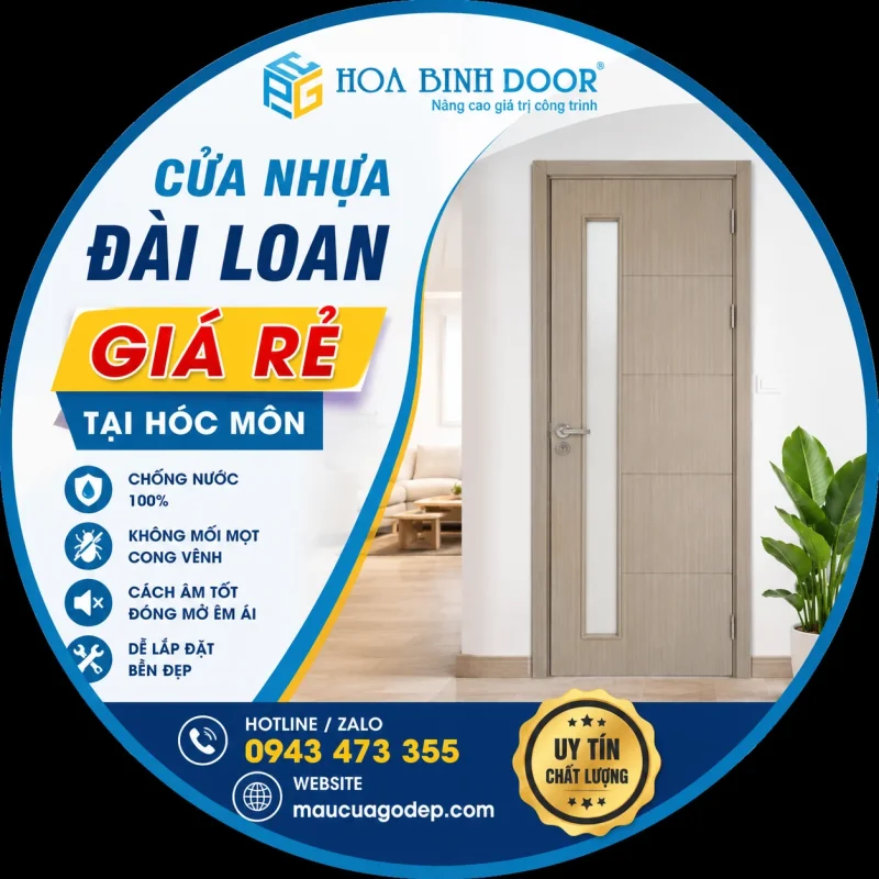 Giá Cửa Nhựa Đài Loan Tại Hóc Môn