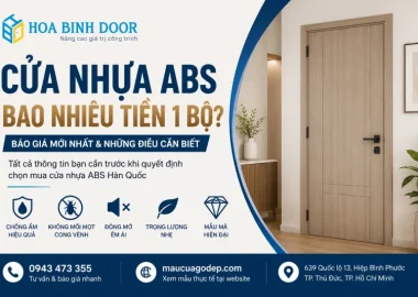 Cửa Nhựa ABS Bao Nhiêu Tiền 1 Bộ