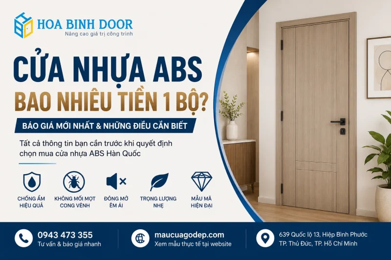 Cửa Nhựa ABS Bao Nhiêu Tiền 1 Bộ