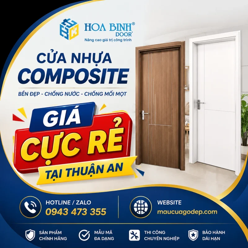 giá cửa nhựa composite tại Thuận An