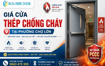 Giá Cửa Thép Chống Cháy Tại Phường Chợ Lớn