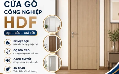 Báo Giá Cửa Gỗ Công Nghiệp HDF