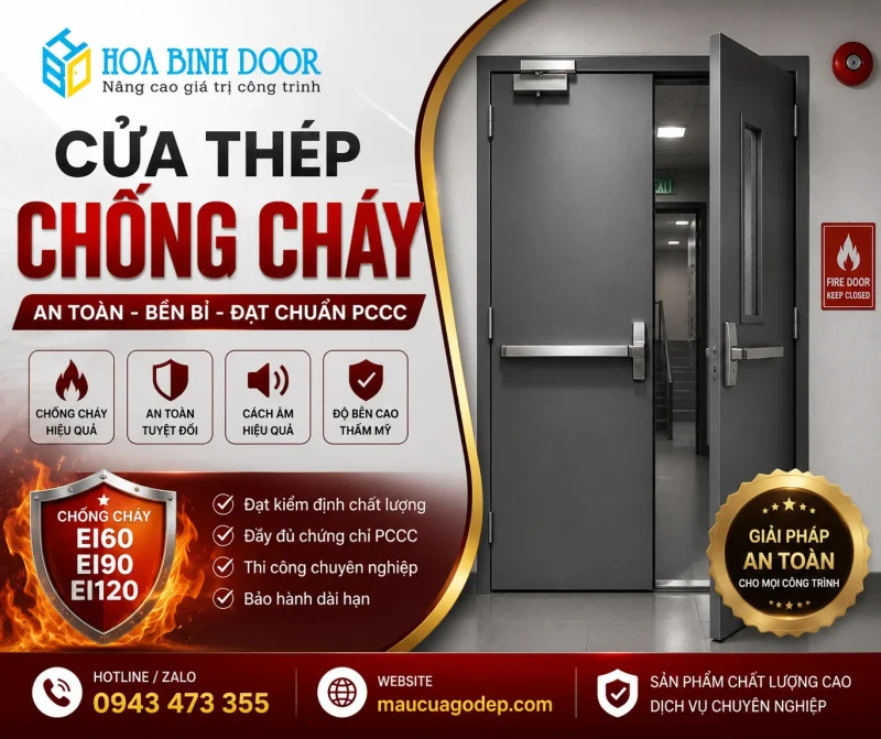 Giá Cửa Thép Chống Cháy Tại Linh Xuân
