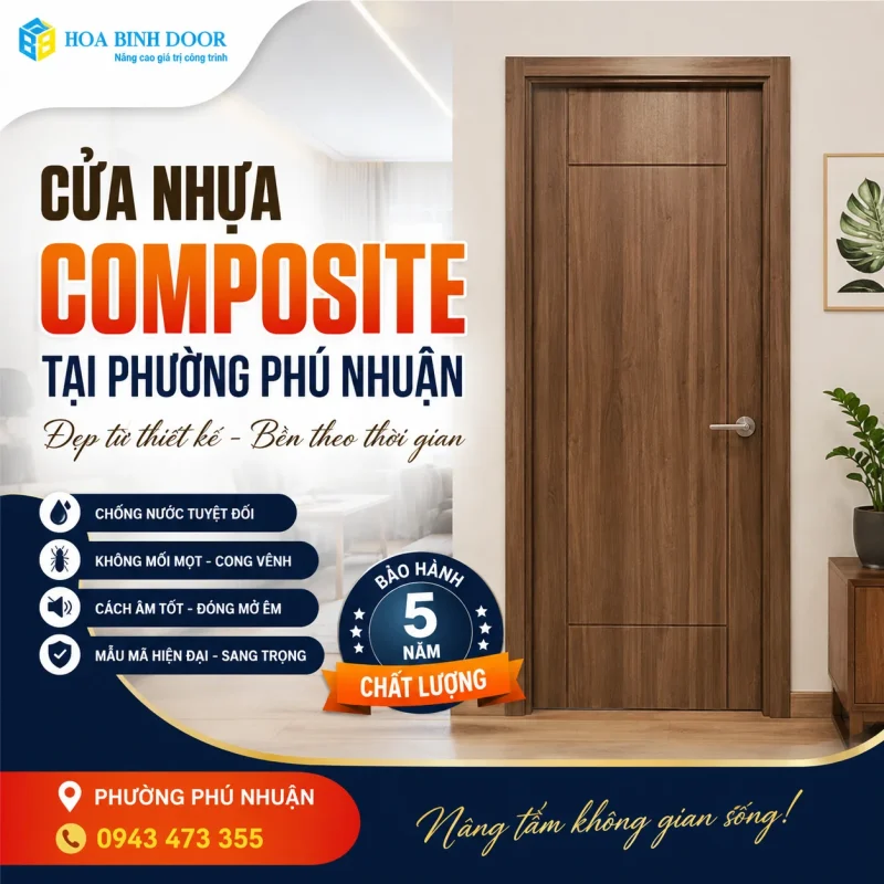 Giá cửa nhựa Composite tại phường Phú Nhuận