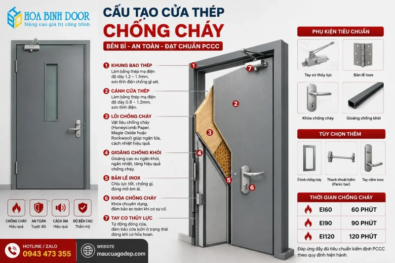 Giá Cửa Thép Chống Cháy Tại Linh Xuân