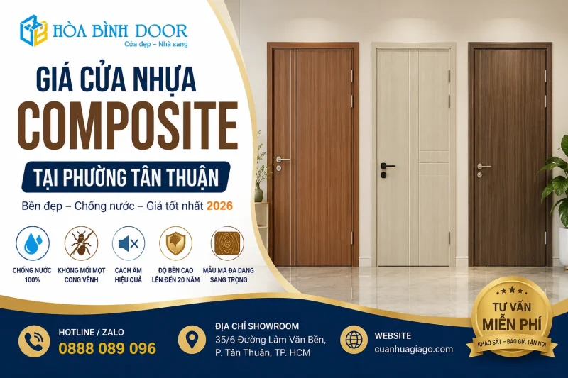 Giá Cửa Nhựa Composite Tại Phường Tân Thuận