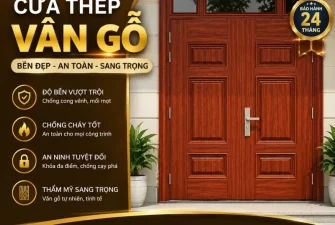 Giá cửa thép vân gỗ mới nhất 05/2026