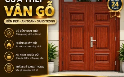 Giá cửa thép vân gỗ mới nhất 05/2026