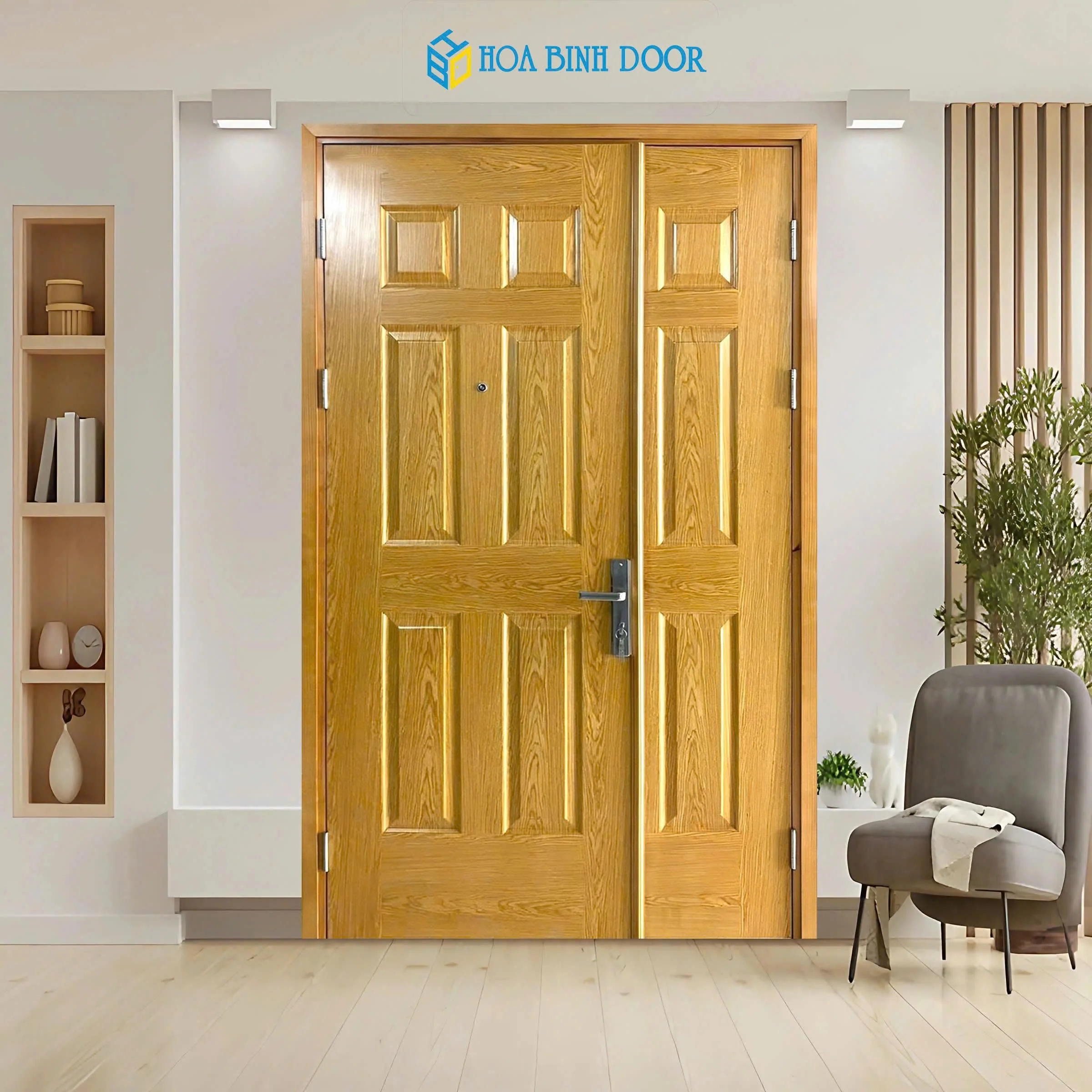 Báo Giá Cửa Gỗ Công Nghiệp HDF