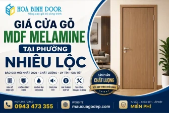 giá cửa gỗ MDF Melamine tại phường Nhiêu Lộc