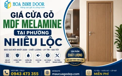 giá cửa gỗ MDF Melamine tại phường Nhiêu Lộc
