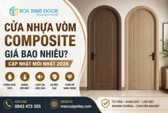 cửa nhựa vòm Composite giá bao nhiêu
