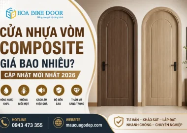 cửa nhựa vòm Composite giá bao nhiêu