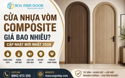 cửa nhựa vòm Composite giá bao nhiêu