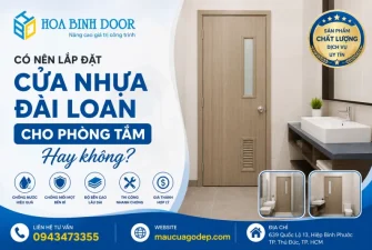 cửa nhựa Đài Loan cho phòng tắm