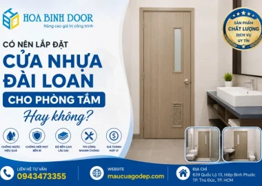 cửa nhựa Đài Loan cho phòng tắm