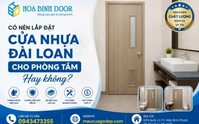 cửa nhựa Đài Loan cho phòng tắm