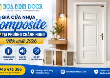 Giá cửa nhựa Composite tại phường Chánh Hưng