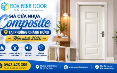 Giá cửa nhựa Composite tại phường Chánh Hưng
