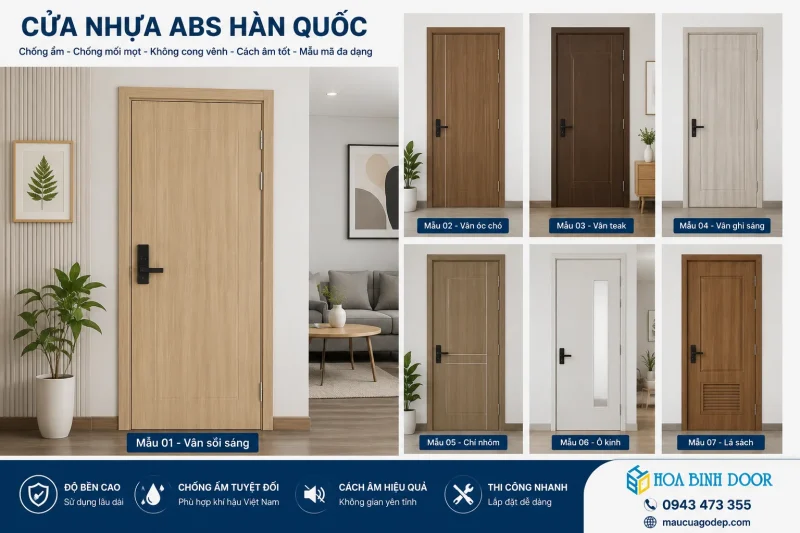 Giá Cửa Nhựa Abs Hàn Quốc Tại Thủ Dầu Một
