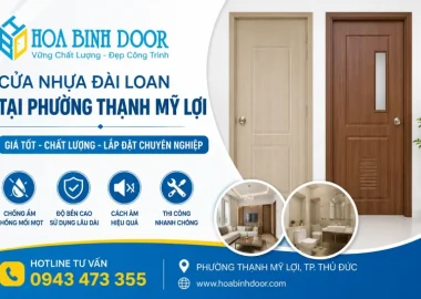 Giá Cửa Nhựa Đài Loan Tại Phường Thạnh Mỹ Lợi