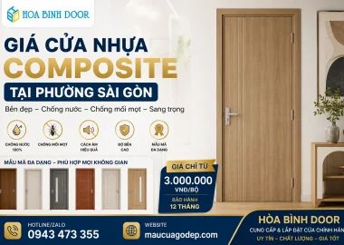giá cửa nhựa Composite tại phường Sài Gòn