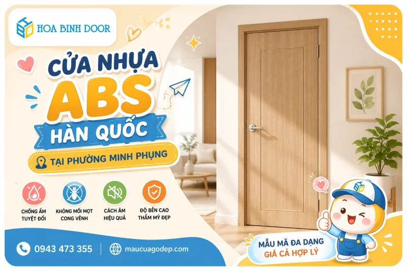 Giá Cửa Nhựa Abs Hàn Quốc Tại Phường Minh Phụng.