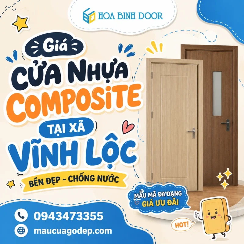 Giá Cửa Nhựa Composite Tại Xã Vĩnh Lộc