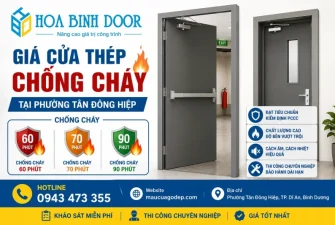 Giá Cửa Thép Chống Cháy Tại Phường Tân Đông Hiệp