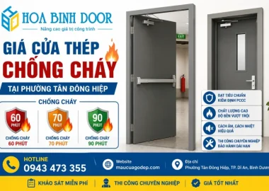 Giá Cửa Thép Chống Cháy Tại Phường Tân Đông Hiệp