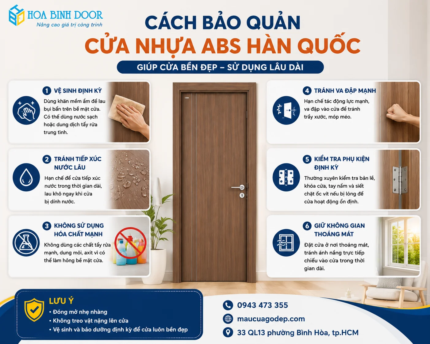 cửa nhựa ABS Hàn Quốc tại phường Bảy Hiền