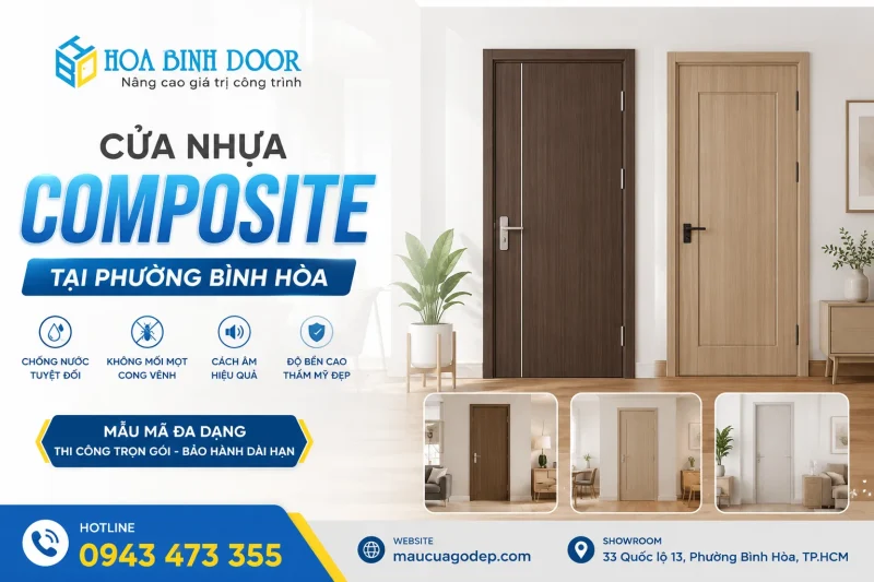 Cửa Nhựa Composite Tại Phường Bình Hòa
