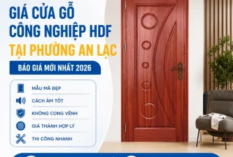 Giá Cửa Gỗ Công Nghiệp Hdf Tại Phường An Lạc