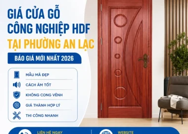 Giá Cửa Gỗ Công Nghiệp Hdf Tại Phường An Lạc